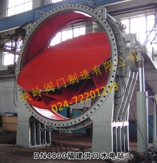 锦州DN4800水电站专用双重密封双油缸液控蝶阀