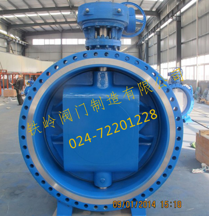 整体铸造-表面喷塑蝶阀